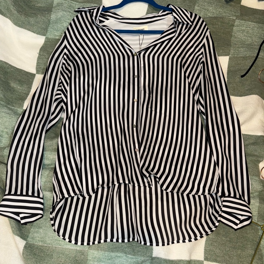Pinstripe blouse